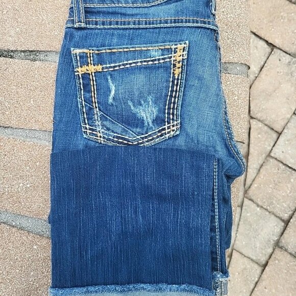 BKE Denim Stella Capri Pants Low Rise Women's Blue Jeans Size 26 - Picture 3 of 7